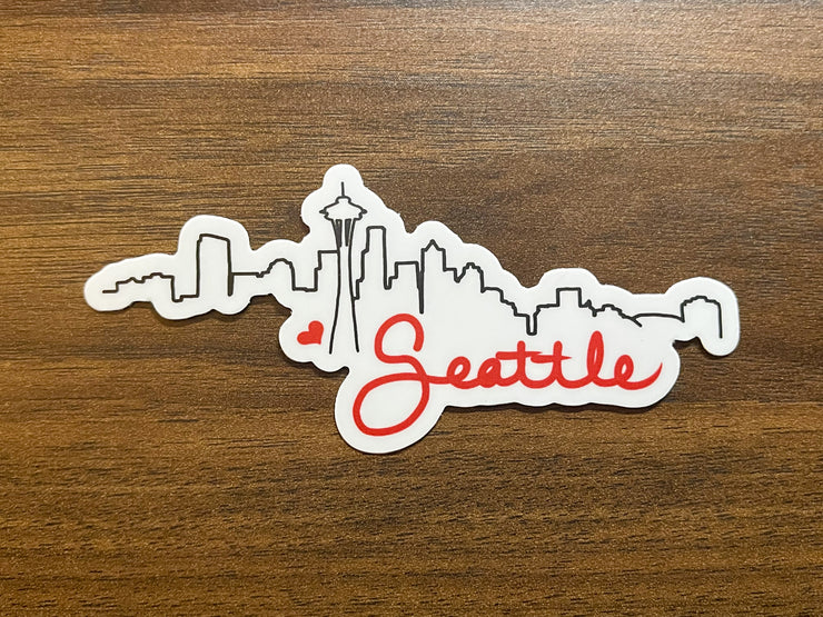Seattle Skyline - Vinyl Sticker