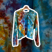 XL: “Orcas Island” Cropped Modal Blend Women’s Sweatshirt