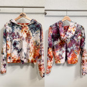XS: “Maple Valley” Cropped Modal Blend Women’s Sweatshirt